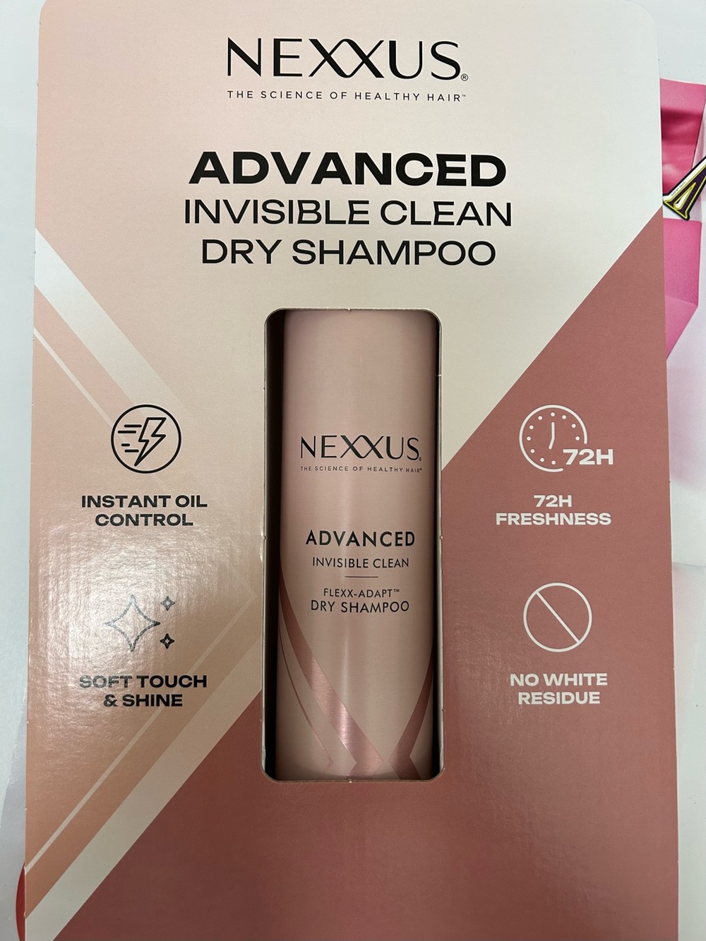 New Nexxus Advanced Invisible Clean Dry Shampoo for Instant Oil Control, 9 oz